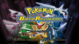 Pokemon Battle Revolution Title Screen